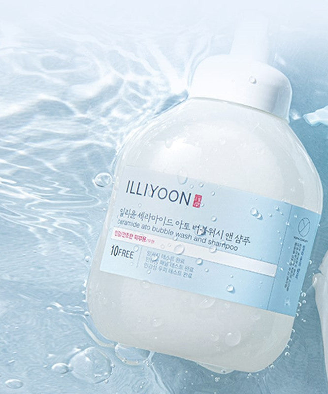 ILLIYOON Ceramide Ato Bubble Wash And Shampoo | Kool Seoul