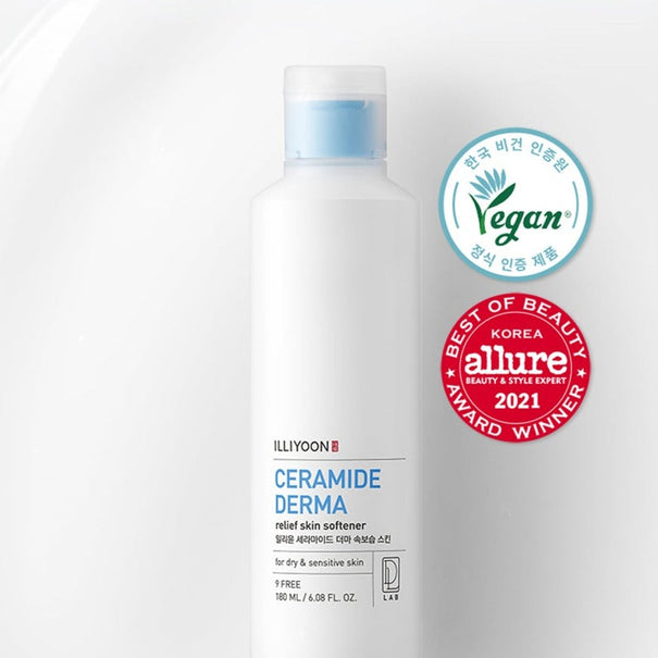 ILLIYOON Ceramide Derma Relief Skin Softener 180ml available on Koolseoul.com, your Korean Eshop from Seoul !