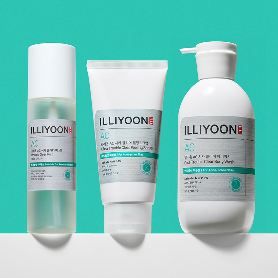 ILLIYOON Cica Acne Clear Body Wash 400ml