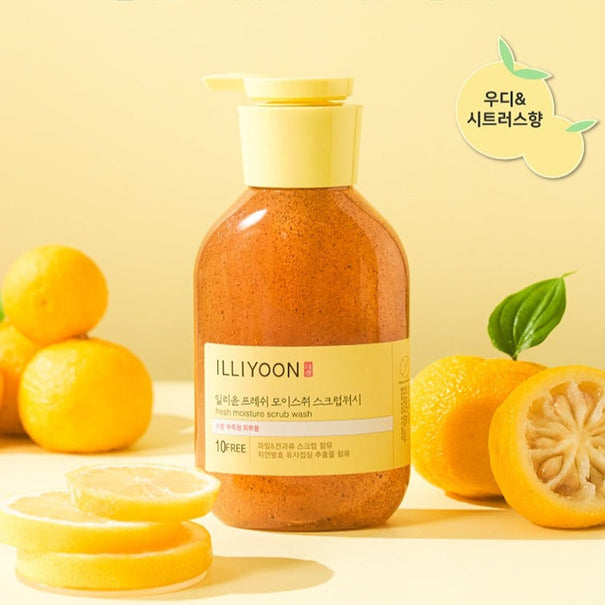 ILLIYOON Fresh Moisture Scrub Wash 400ml available on Koolseoul.com, your Korean Eshop from Seoul !