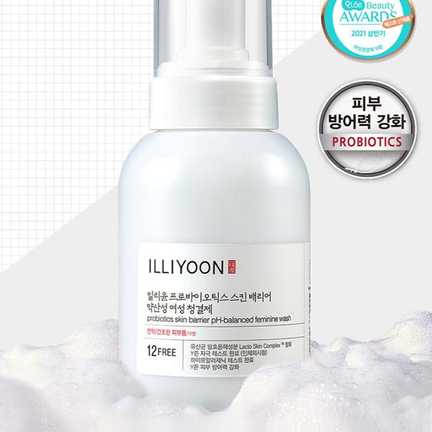 ILLIYOON Probiotics Skin Barrier pH-Balanced Feminine Wash 300ml available on Koolseoul.com, your Korean Eshop from Seoul !