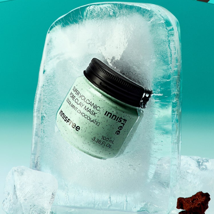 イニスフリー スーパーヴォルカニック ポア クレイマスク #クールミントチョコレート 100ml
