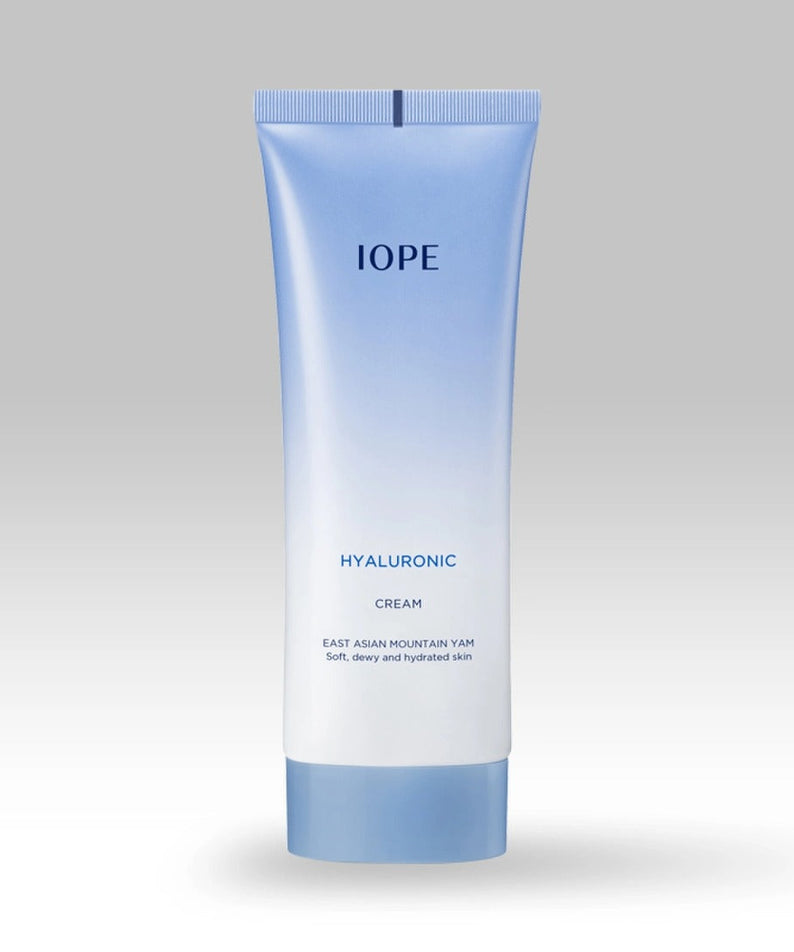 IOPE Hyaluronic Cream 100ml tube for hydration and skin care.