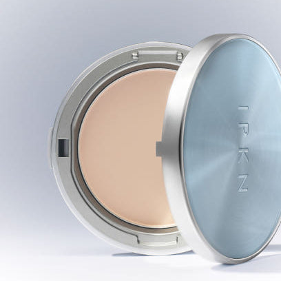 IPKN Perfume Powder 12.5 Pack 15g compact case with open lid showing product.