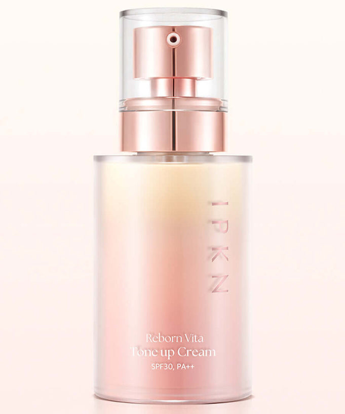 IPKNRibbon Vita Tone Up Cream 53ml in elegant pink and gold packaging