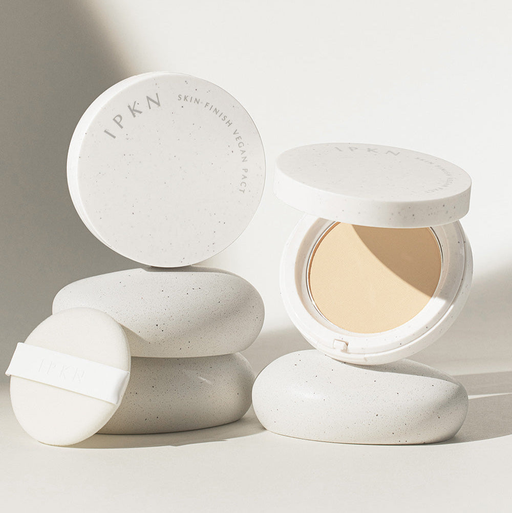 IPKN Skin-Finish Vegan Pact 12g + Refill | Kool Seoul