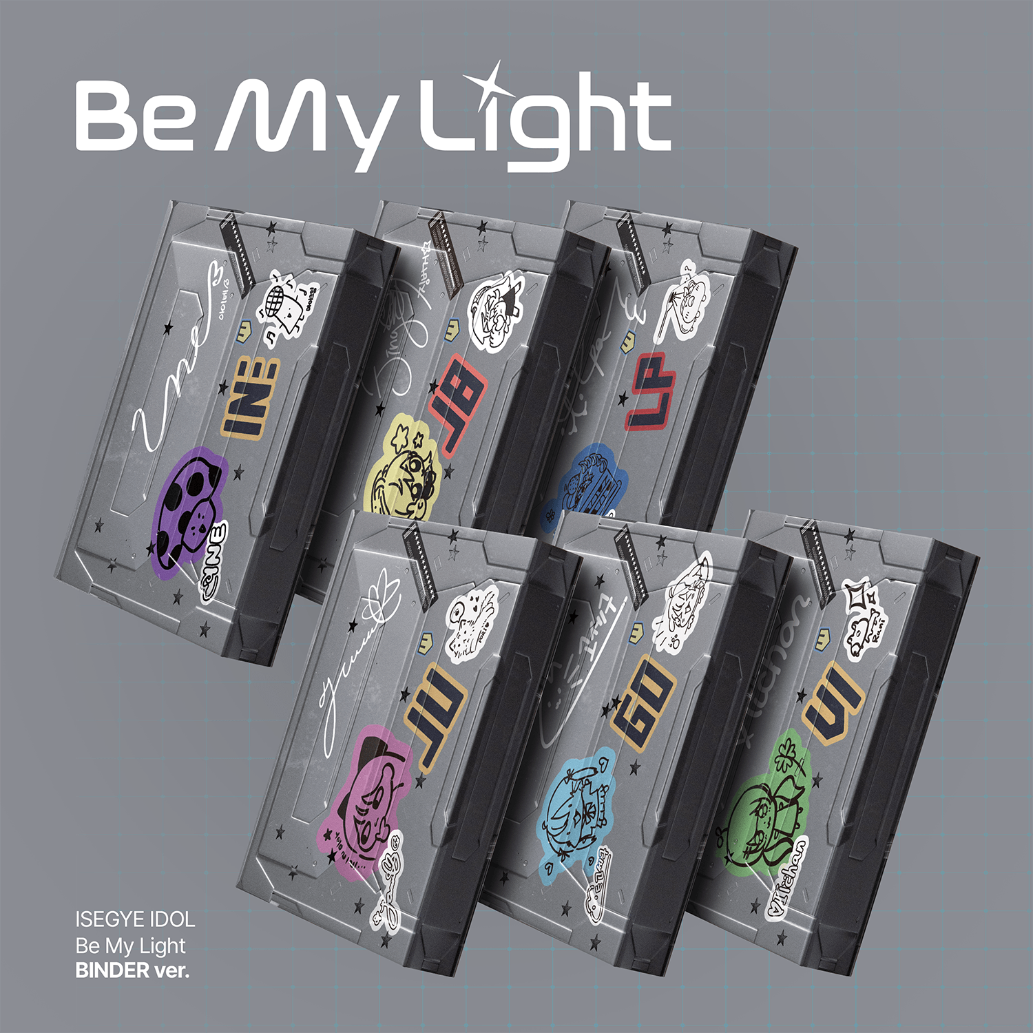 ISEGYE IDOL - [Be My Light] (BINDER ver. JURURU) - Kpop Albu | Kool Seoul - Buy Kpop Albums Online