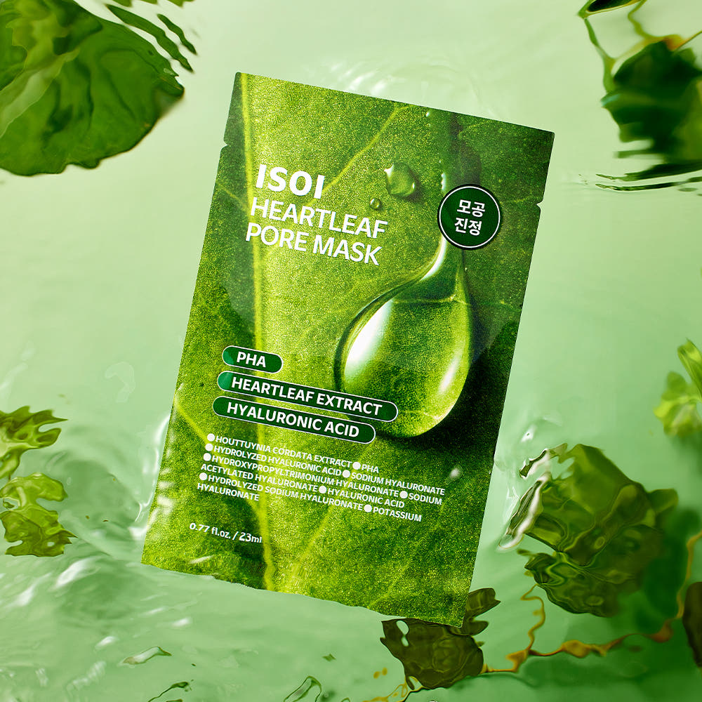 Isoi Houttuynia Cordata Pore Mask 23ml 1 Sheet