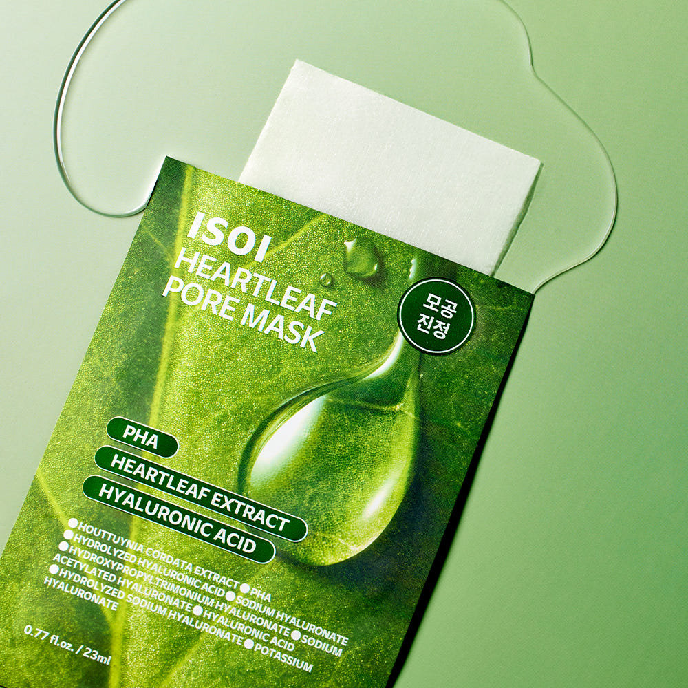 Isoi Houttuynia Cordata Pore Mask 23ml 1 Sheet