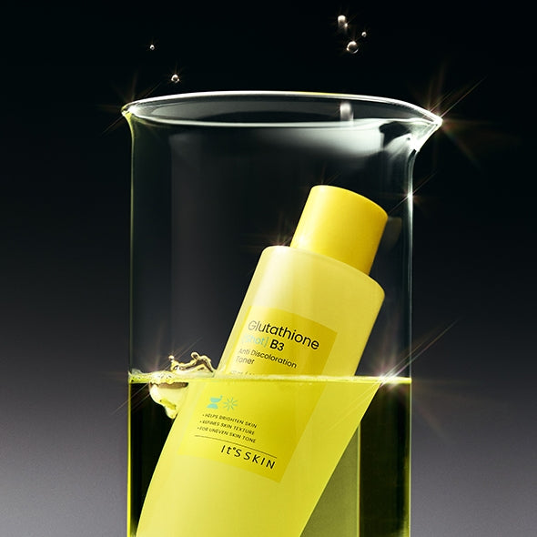IT'S SKIN Glutathione Shot B3 Toner 120ml bottle in liquid display