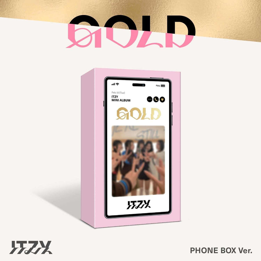Itzy - [ゴールド] (Phone Box Ver.) - Kpop アルバム