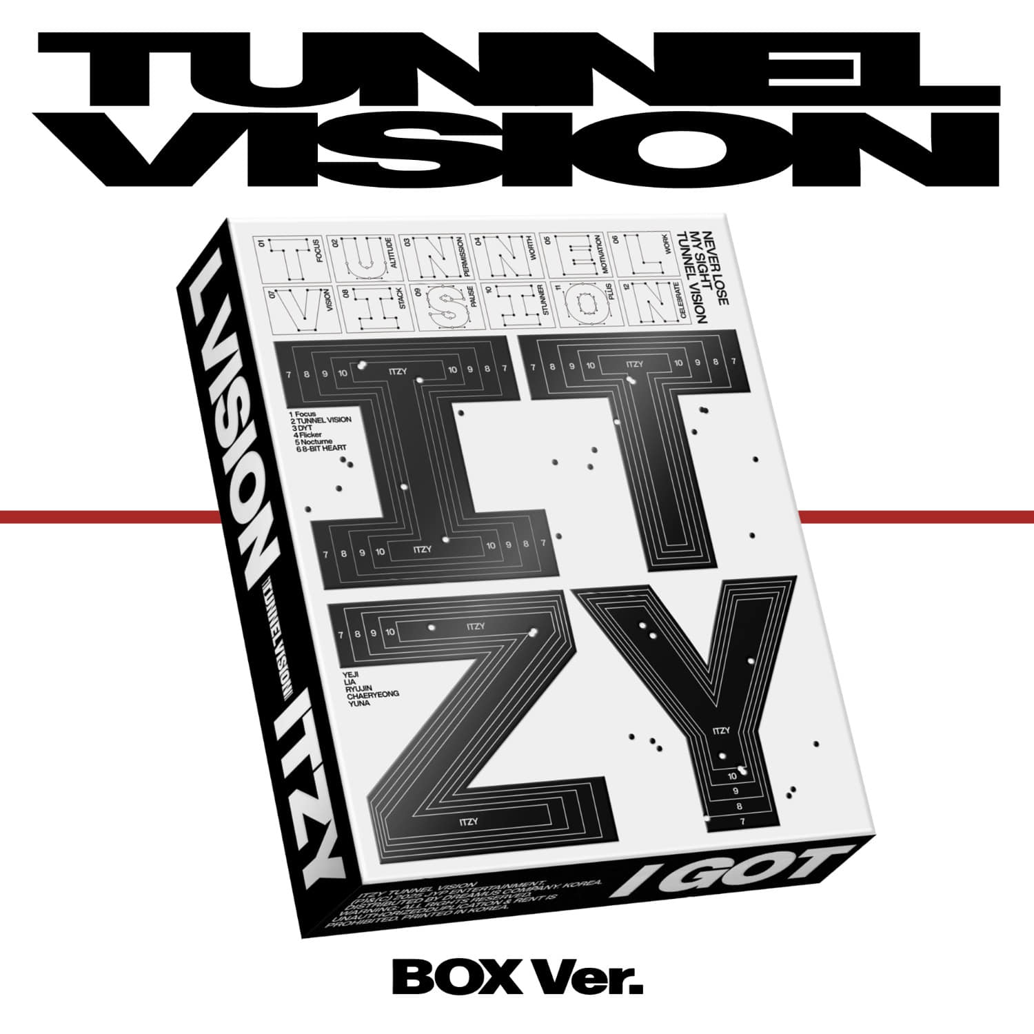 ITZY - [TUNNEL VISION] (Box Ver.) ( 1) - Kpop Album | Kool Seoul - Buy Kpop Albums Online
