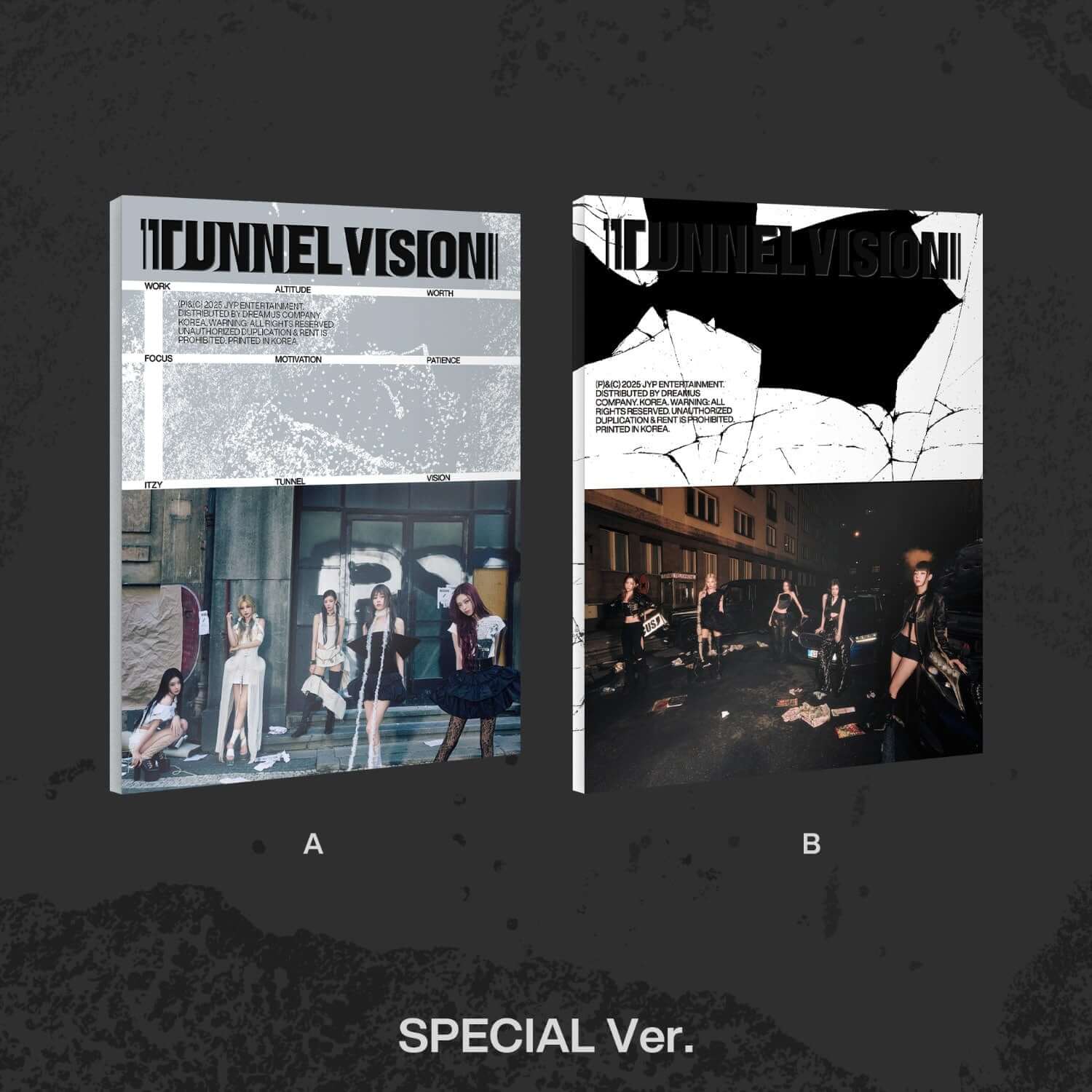 ITZY - [TUNNEL VISION] (SPECIAL Ver.)( 2, A/B Ver.))(Random  | Kool Seoul - Buy Kpop Albums Online