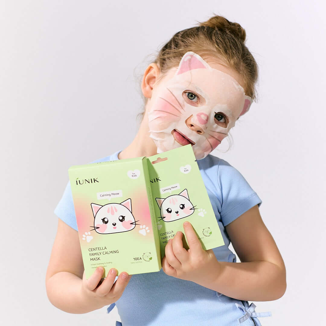 Iunik Centella Family Calming Mask For Kids (10 Sheets)
