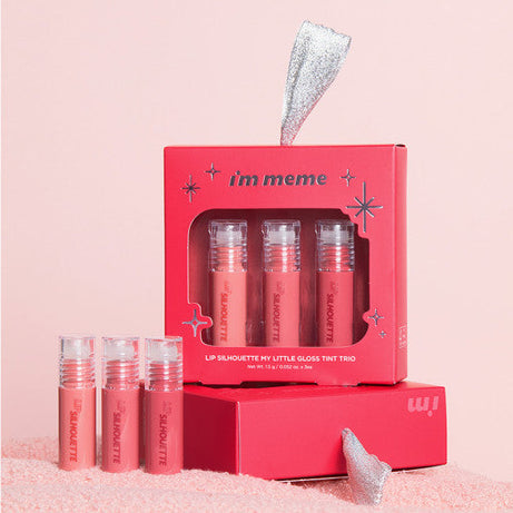 I'M MEME Lip Silhouette My LIttle Gloss Tint Trio