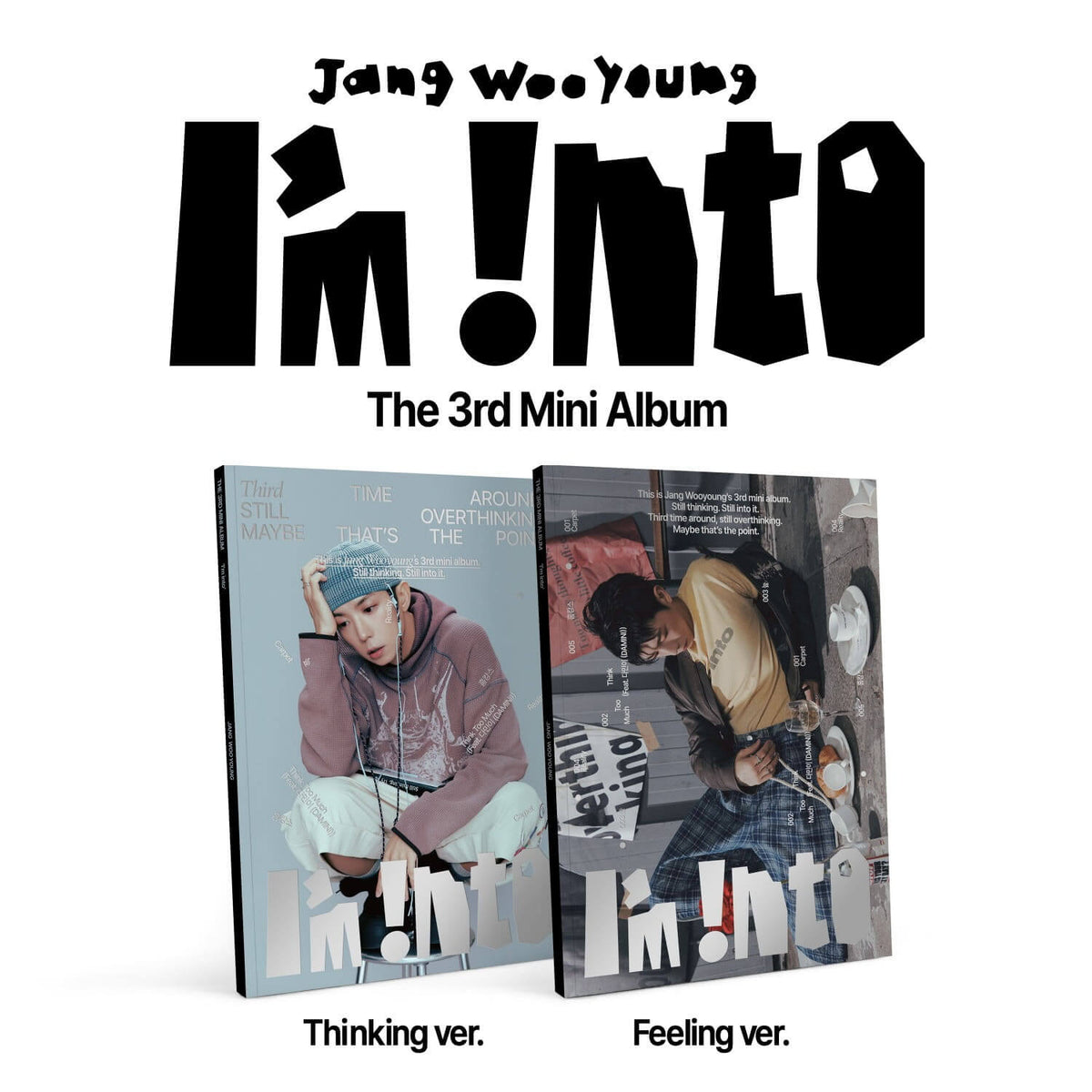 JANG WOOYOUNG - [I’m into] (Thinking/Feeling ver.) (Random)  | Kool Seoul - Buy Kpop Albums Online