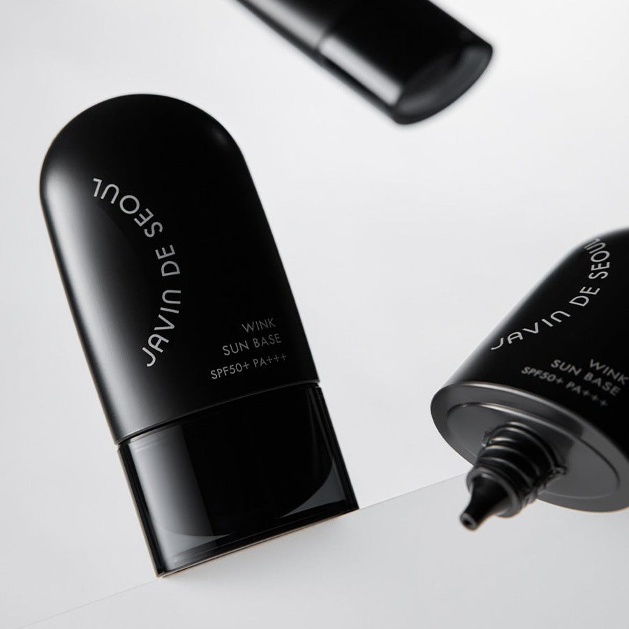 Gentleman Korea product shot of JAVIN DE SEOUL Wink Eye Shade Primer 5.5g black tube for men grooming and Korean skincare