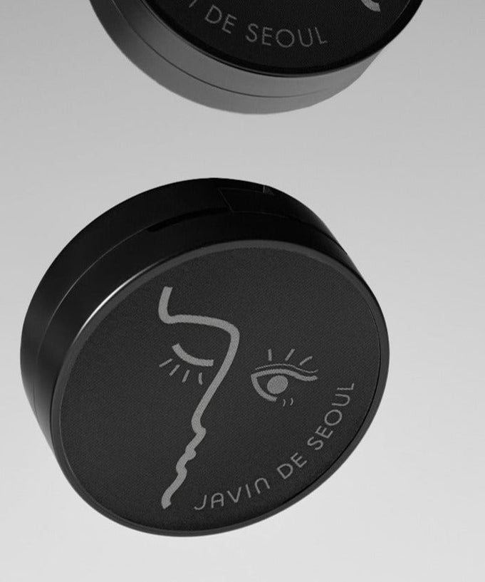 JAVIN DE SEOUL Wink Foundation Pact Cushion in black compact case