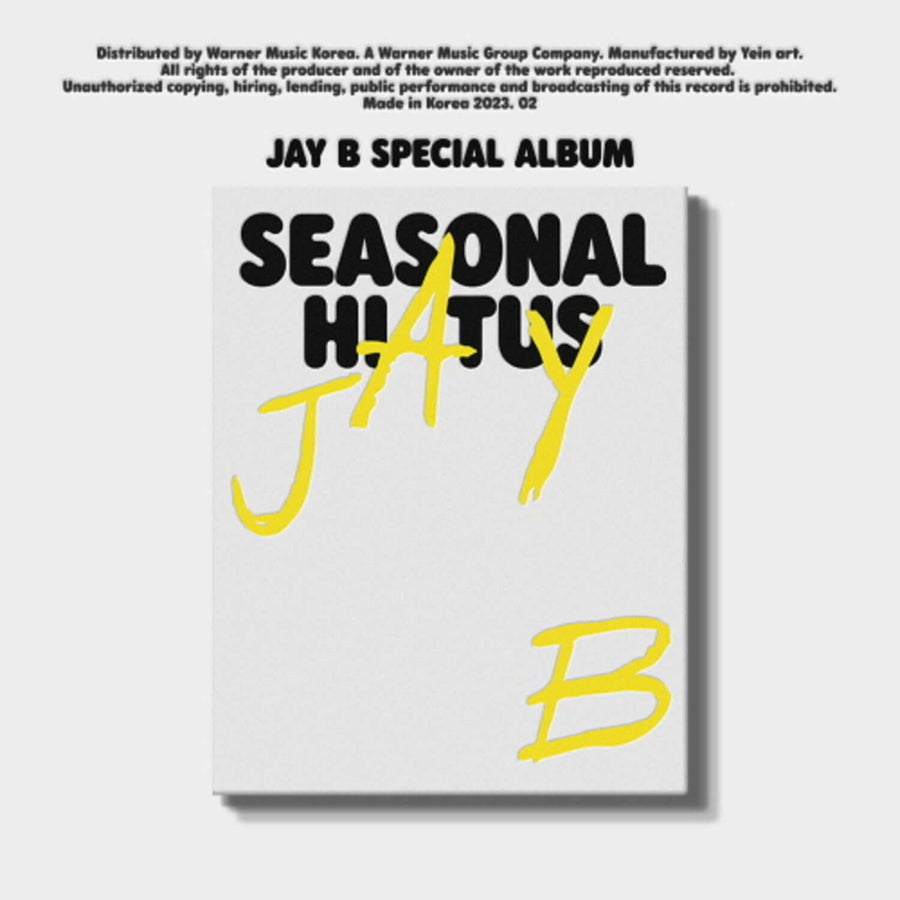 Jay B - スペシャルアルバム『Seasonal Hiatus』 - K-POPアルバム