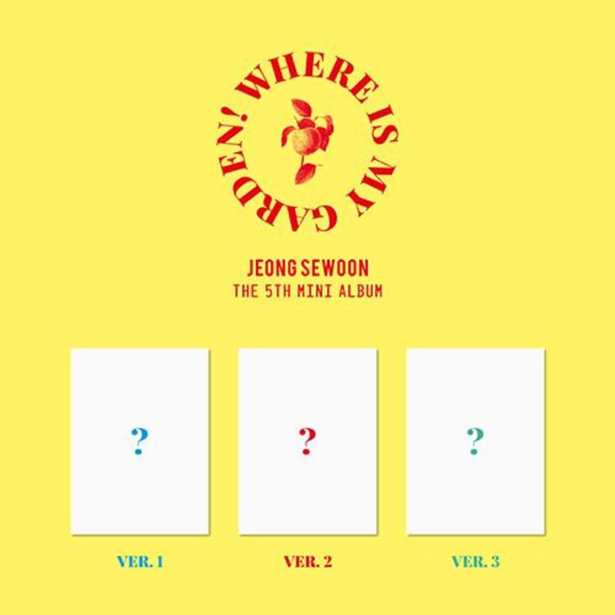 JEONG SEWOON - THE 5TH MINI ALBUM [Where is my Garden!] (3 R | Kool Seoul - Buy Kpop Albums Online
