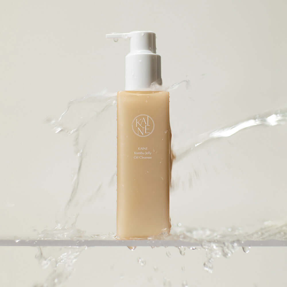 KAINE Kombu Jelly Oil Cleanser 145ml product image with water splashes