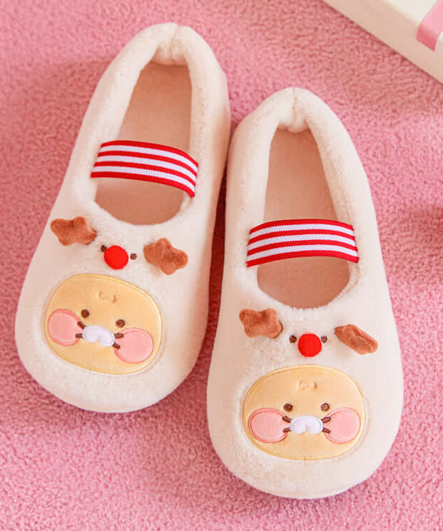 KAKAO FRIENDS Merry Choon Christmas Baby Choonsik Rudolf Sleepers on pink background