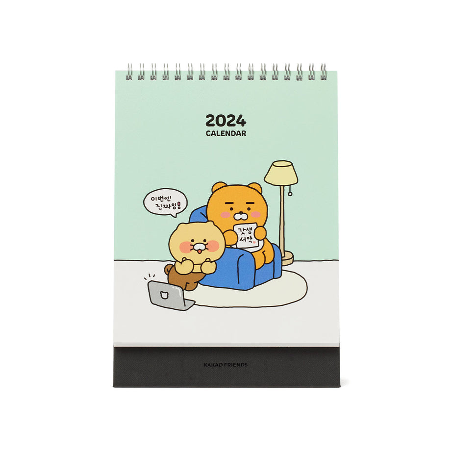 KAKAO FRIENDS 2024 Desk Calendar available on Koolseoul.com, your Korean Eshop from Seoul !