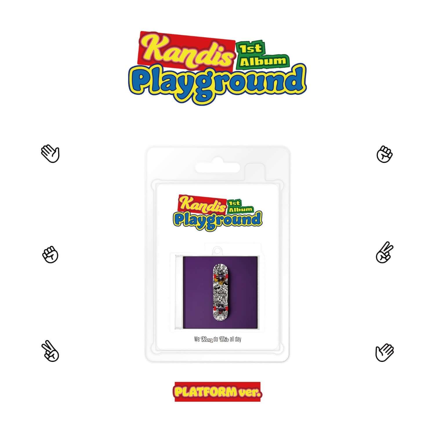 KANDIS - 1st Album [Playground] (Platform ver.) - Kpop Album | Kool Seoul - Buy Kpop Albums Online