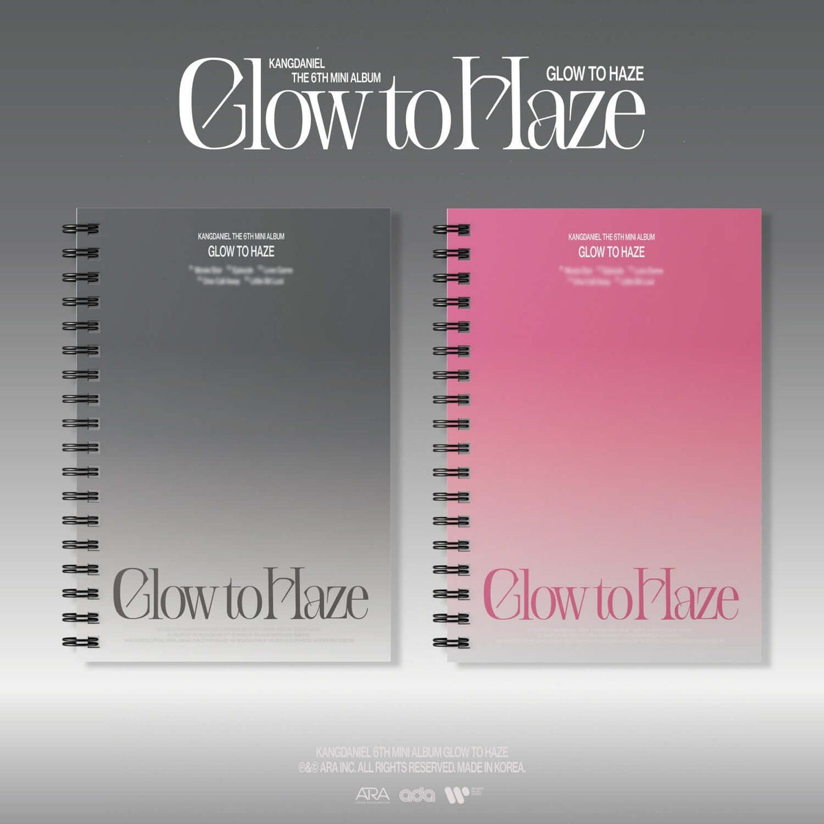 KANGDANIEL - [Glow to Haze] (Photo Book Ver.) Glow ver., Haz | Kool Seoul - Buy Kpop Albums Online