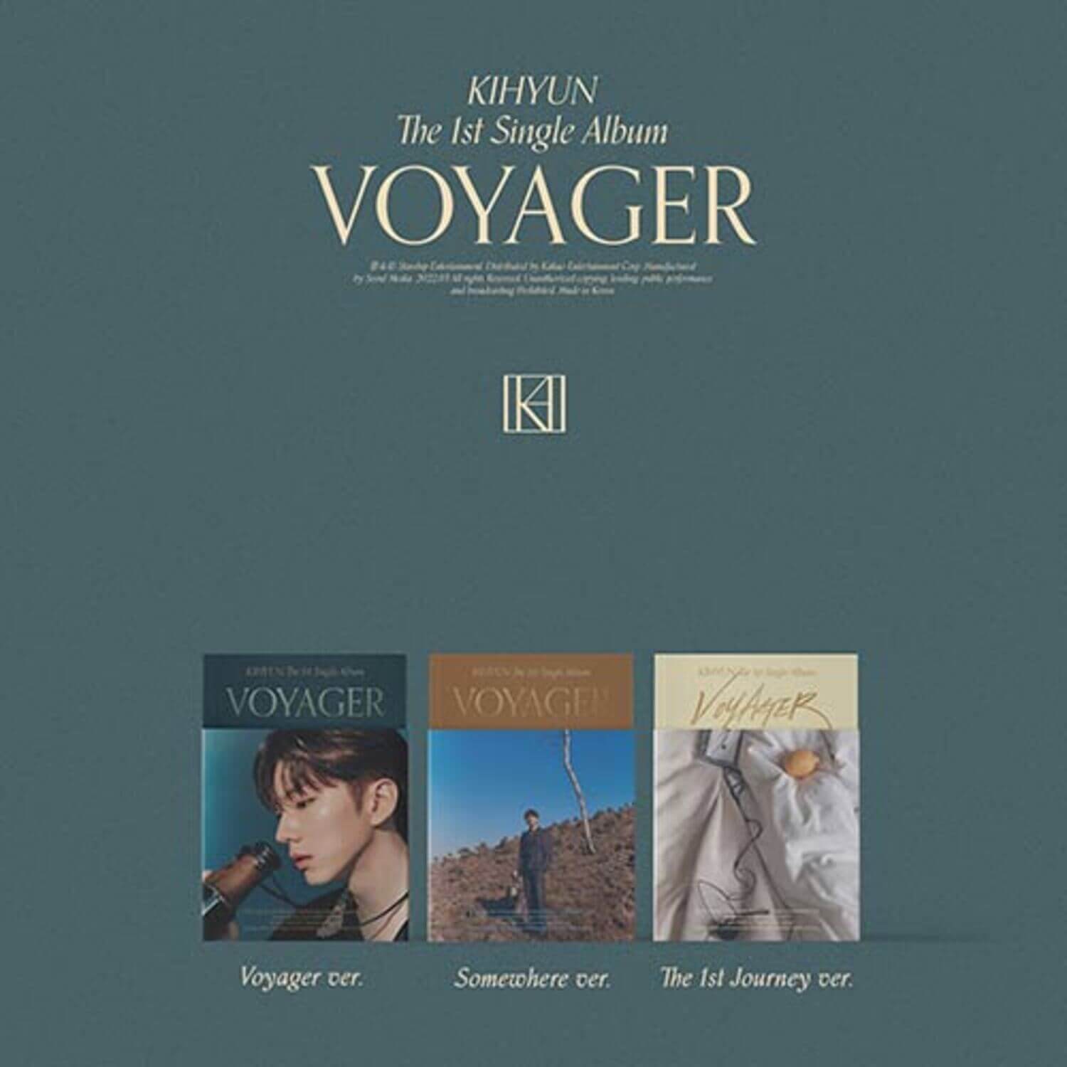 KIHYUN - 1st Album [VOYAGER] (Random) - Kpop Album | Kool Seoul - Buy Kpop Albums Online