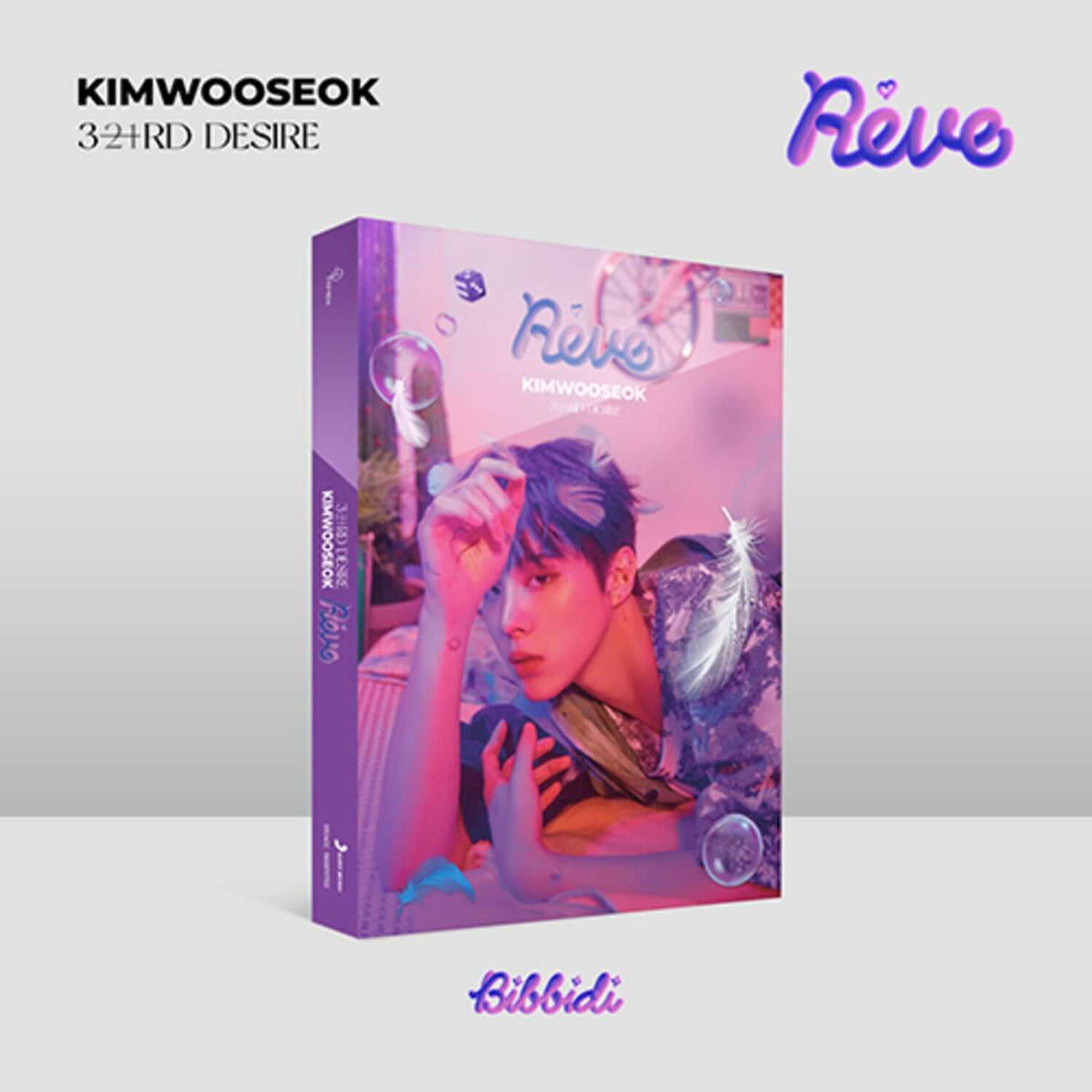 KIM WOOSEOK - 3RD DESIRE [Reve] Bibbidi ver. - Kpop Album | Kool Seoul - Buy Kpop Albums Online
