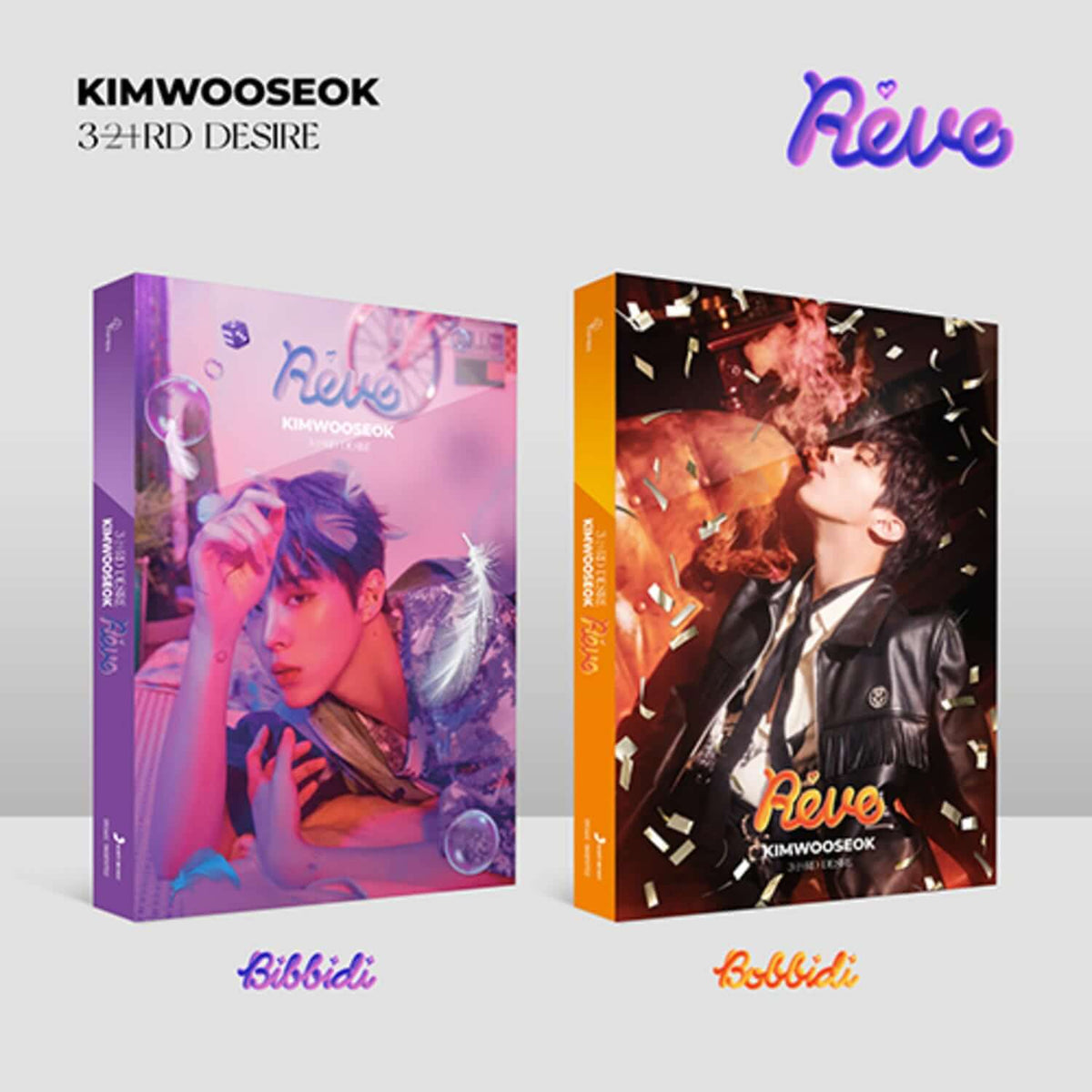 KIM WOOSEOK - 3RD DESIRE [Reve] Bobbidi ver. Bibbidi ver. (S | Kool Seoul - Buy Kpop Albums Online