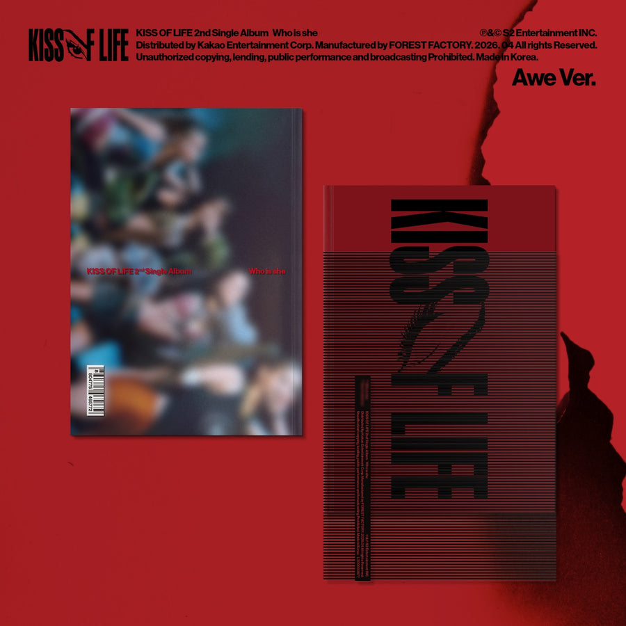 Kiss Of Life - 2nd Single Album [Who Is She] (Awe Ver.) - Kpopアルバム