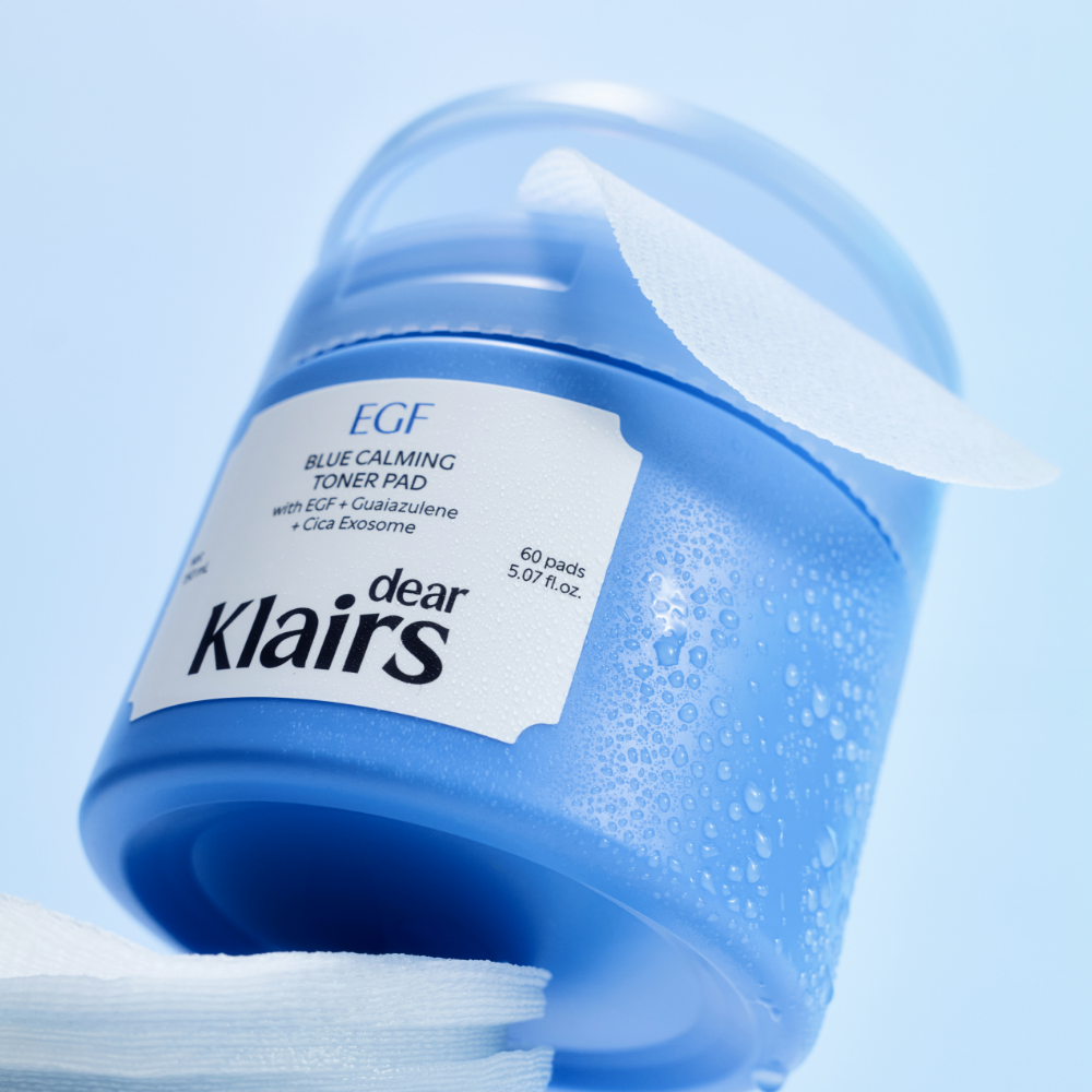KLAIRS EGF Blue Calming Toner Pads 60 Pads