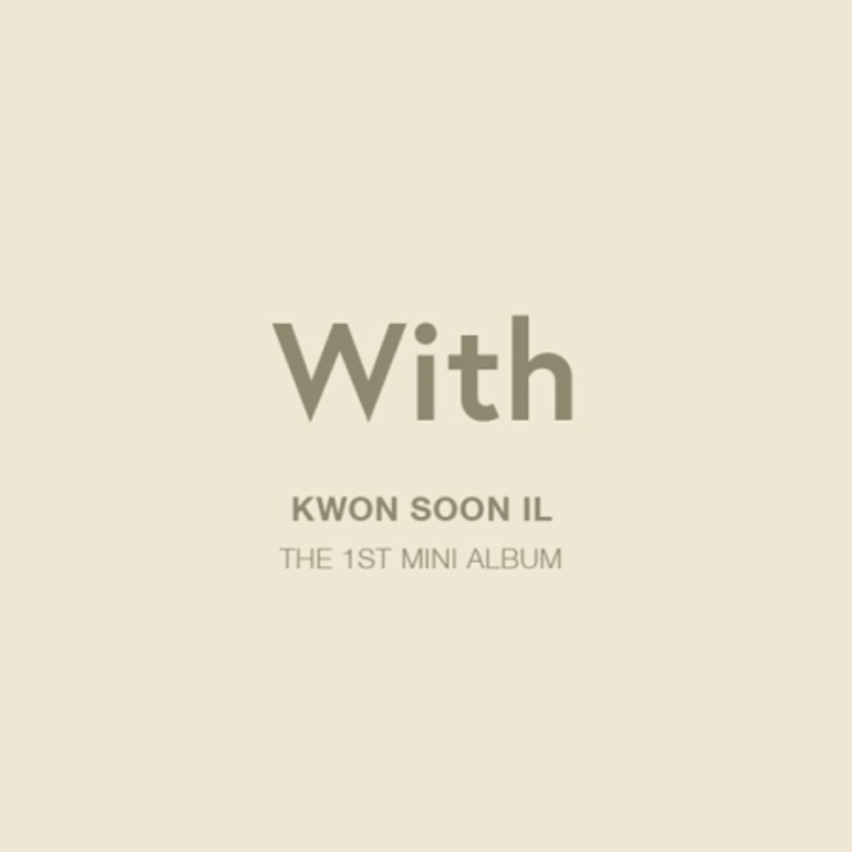 KWON SUNIL - WITH (1ST ) - Kpop Album | Kool Seoul - Buy Kpop Albums Online