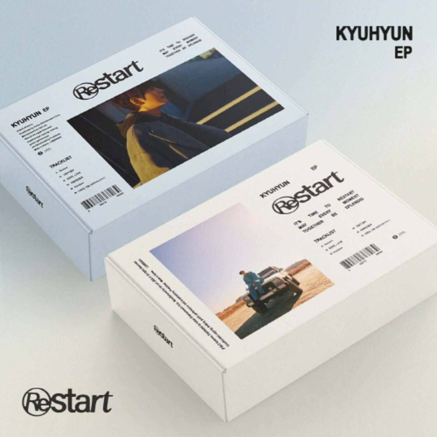KYUHYUN - EP [Restart] (Set of 2) - Kpop Album | Kool Seoul - Buy Kpop Albums Online