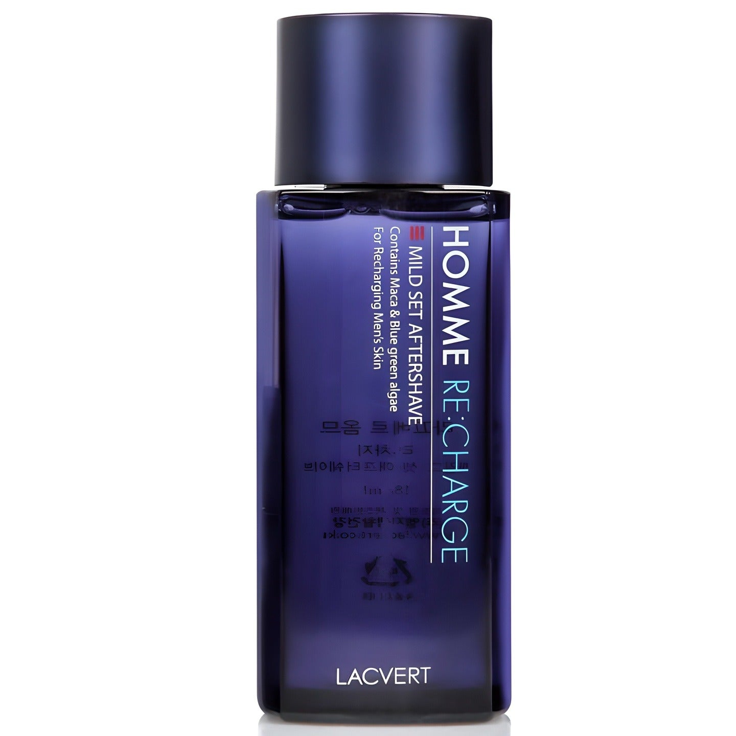 LACVERT Homme Recharge Mild Set Aftershave 185ml by Gentleman Korea – men's soothing aftershave in dark blue bottle
