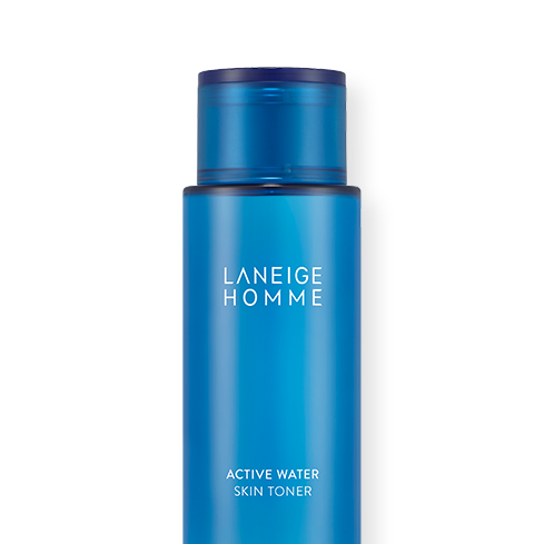 LANEIGE Homme Active Skin Toner 180ml blue bottle for men skincare by Gentleman Korea, front product image