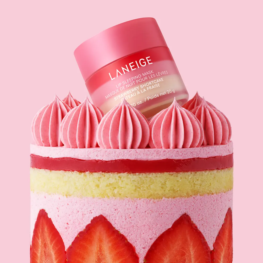 LANEIGE Lip Sleeping Mask EX Strawberry Shortcake 20g