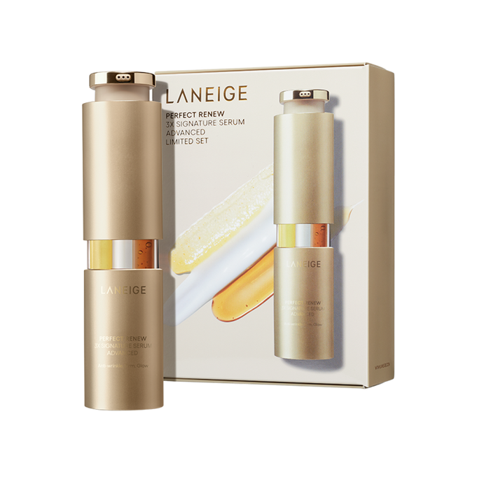 LANEIGE NEW Perfect Renew 3X Serum Advanced Planning Set 40ml