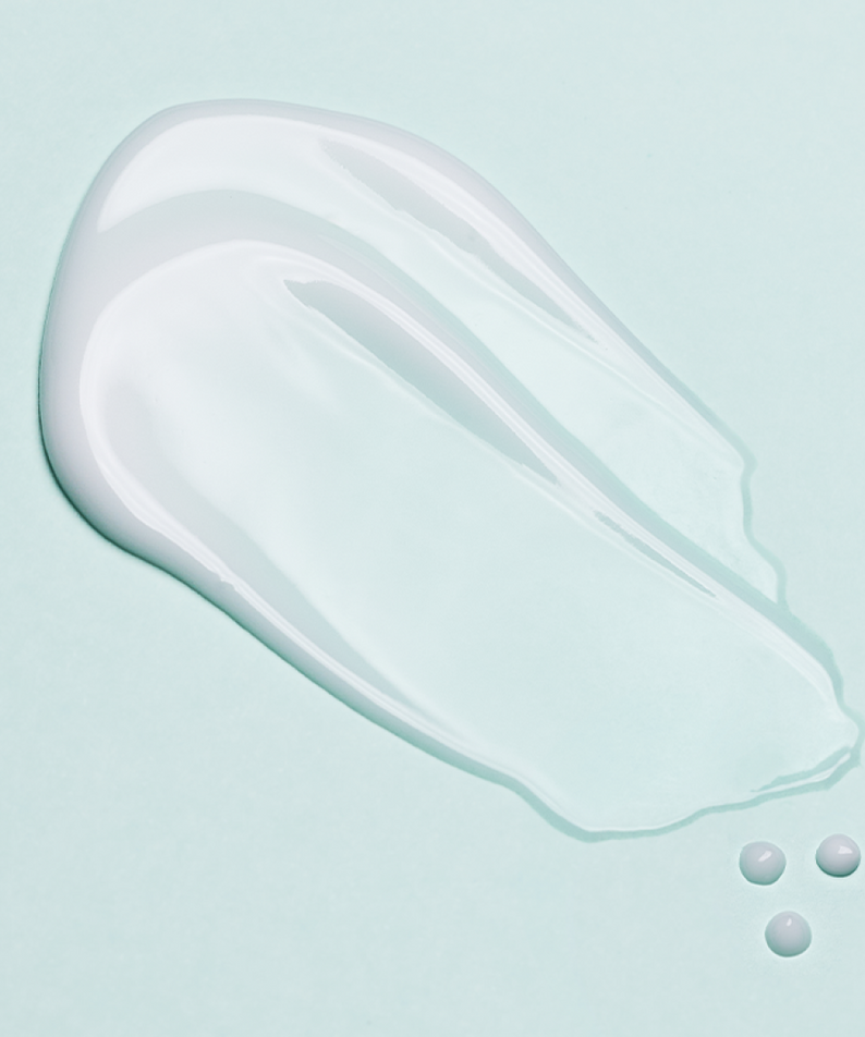 Texture of LANEIGE Smoothie Makeup Serum 30ml on light background