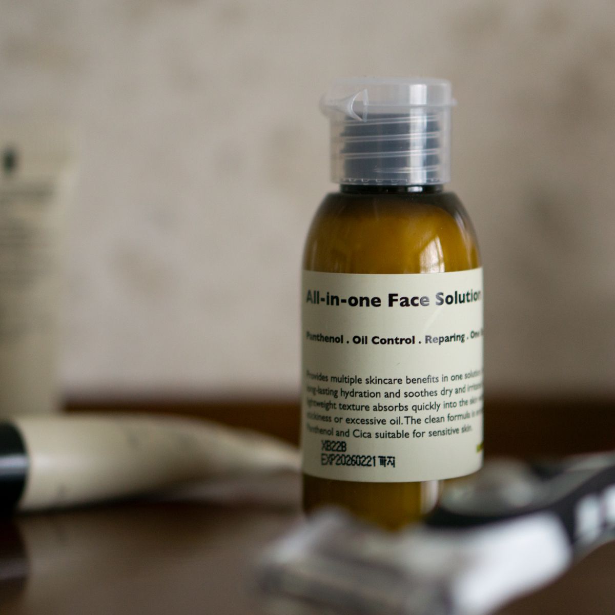 Gentleman Korea product shot of LAZY SOCIETY ALl-in-One Face Solution 50ml bottle for men’s Korean skincare