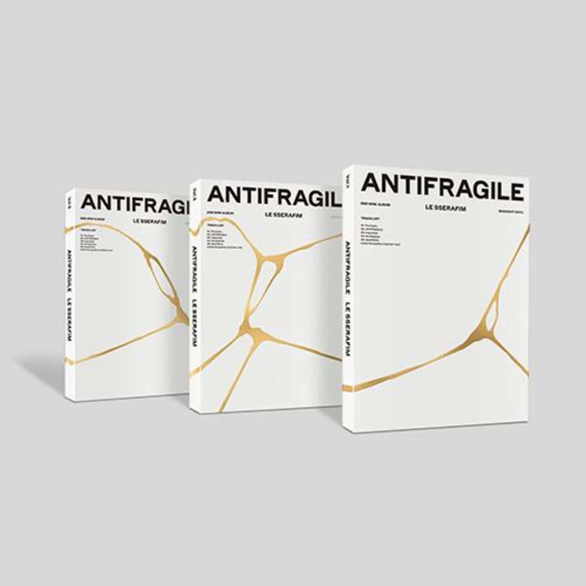 LE SSERAFIM - 2nd [ANTIFRAGILE] (Set of 3) - Kpop Album | Kool Seoul - Buy Kpop Albums Online