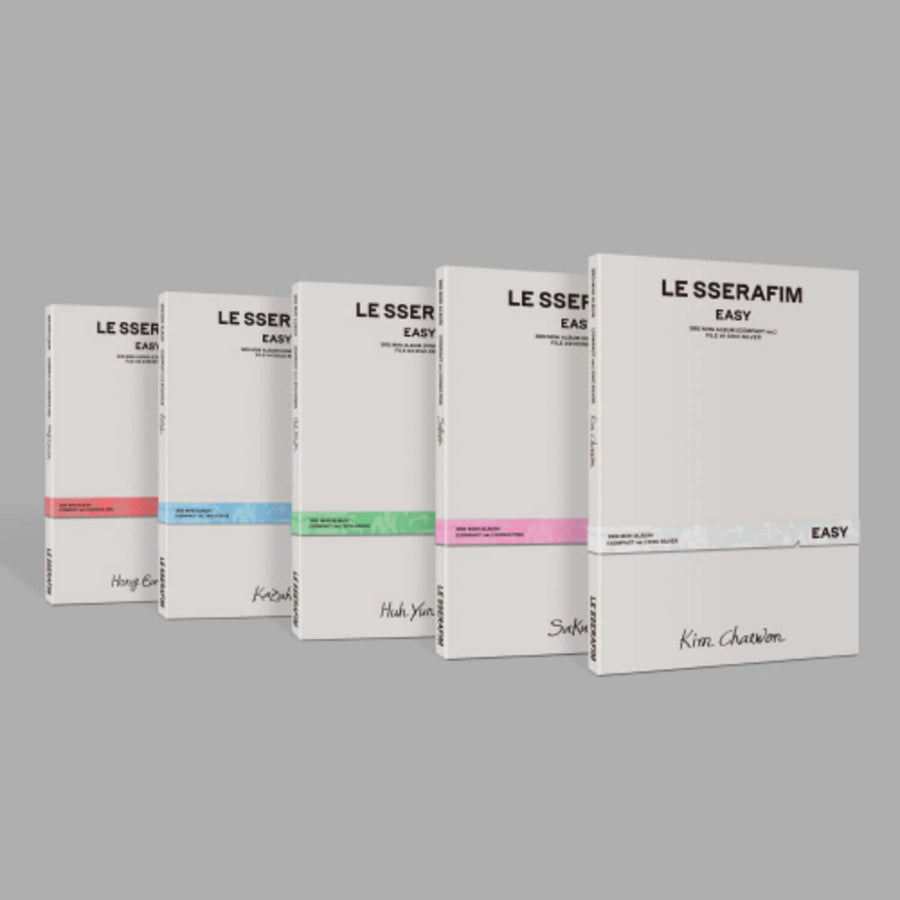 Le Sserafim - 3rd Album [Easy] (Compact Ver.) (Random 1 Of 5) - Kpop Album