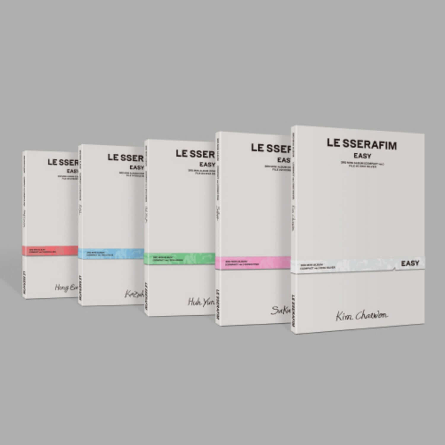 Le Sserafim - 3rd Album [Easy] (Compact Ver.) (Set Of 5) - – Kool Seoul