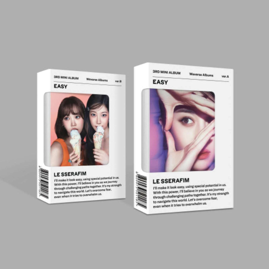 Le Sserafim - 3rd Album [Easy] (Weverse Albums Ver.) (Set Of 2) - Kpop Album