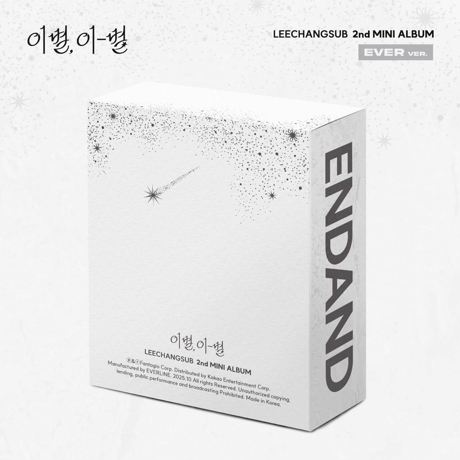 LEE CHANGSUB - 2nd Album [, -] (EVER ver.) - Kpop Album | Kool Seoul - Buy Kpop Albums Online