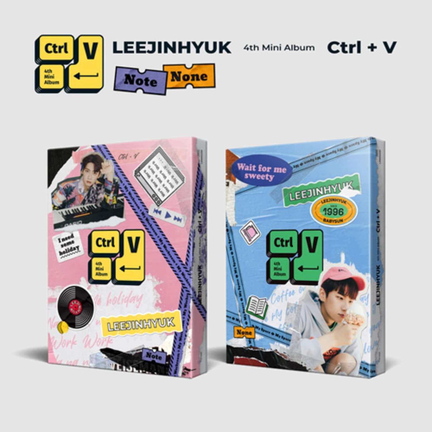 LEE JINHYUK - 4th Mini Album [Ctrl+V] (SET ver.) - Kpop Albu | Kool Seoul - Buy Kpop Albums Online