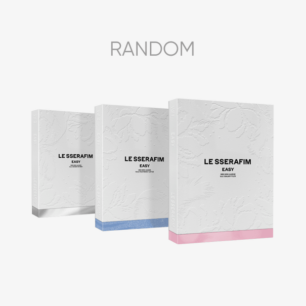 LE SSERAFIM 3rd Mini Album Easy (Random Ver.) available on Koolseoul.com, your Korean Eshop from Seoul !