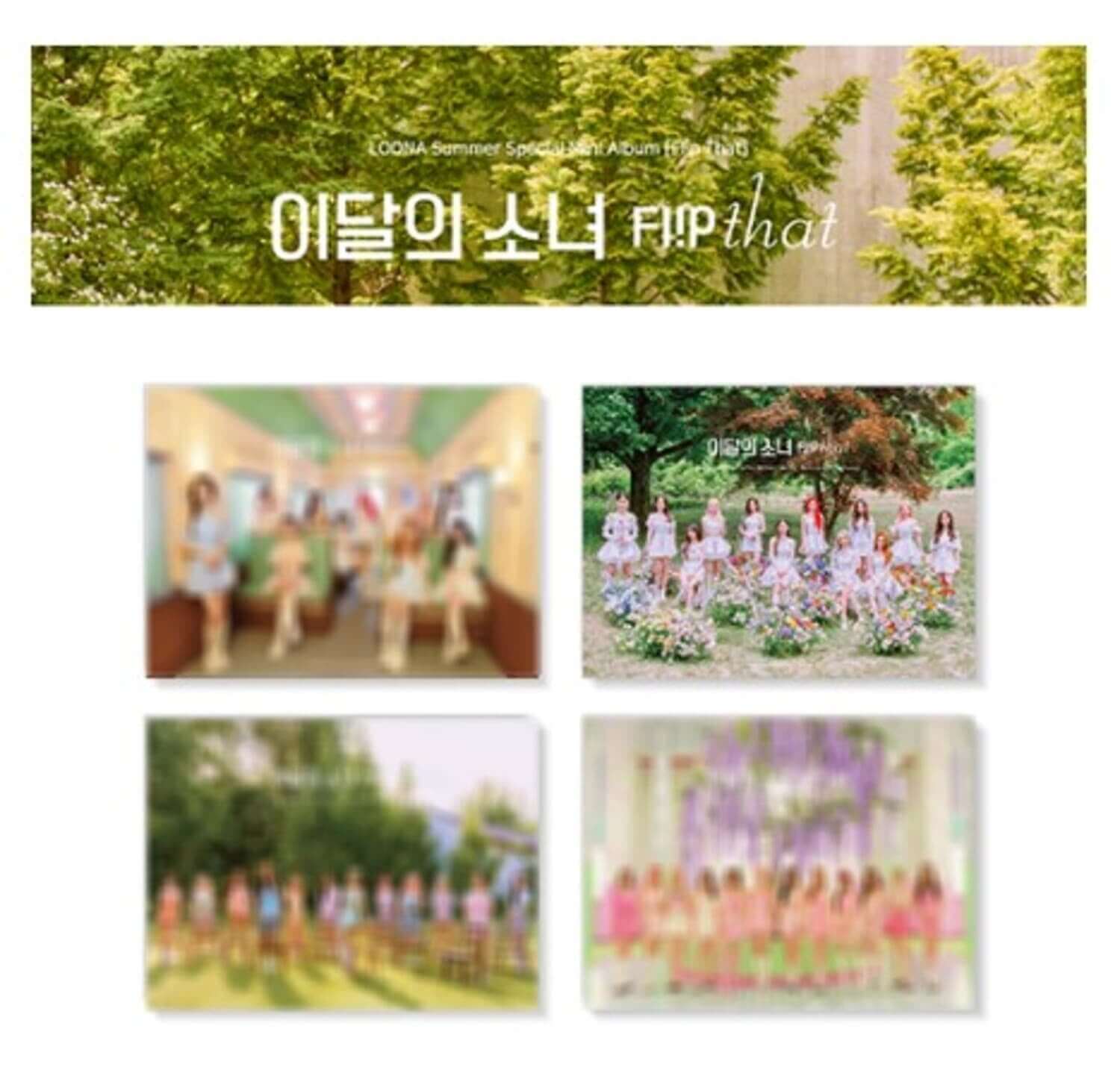 LOONA - LOONA Summer Special Mini Album [Flip That](SET) - K | Kool Seoul - Buy Kpop Albums Online